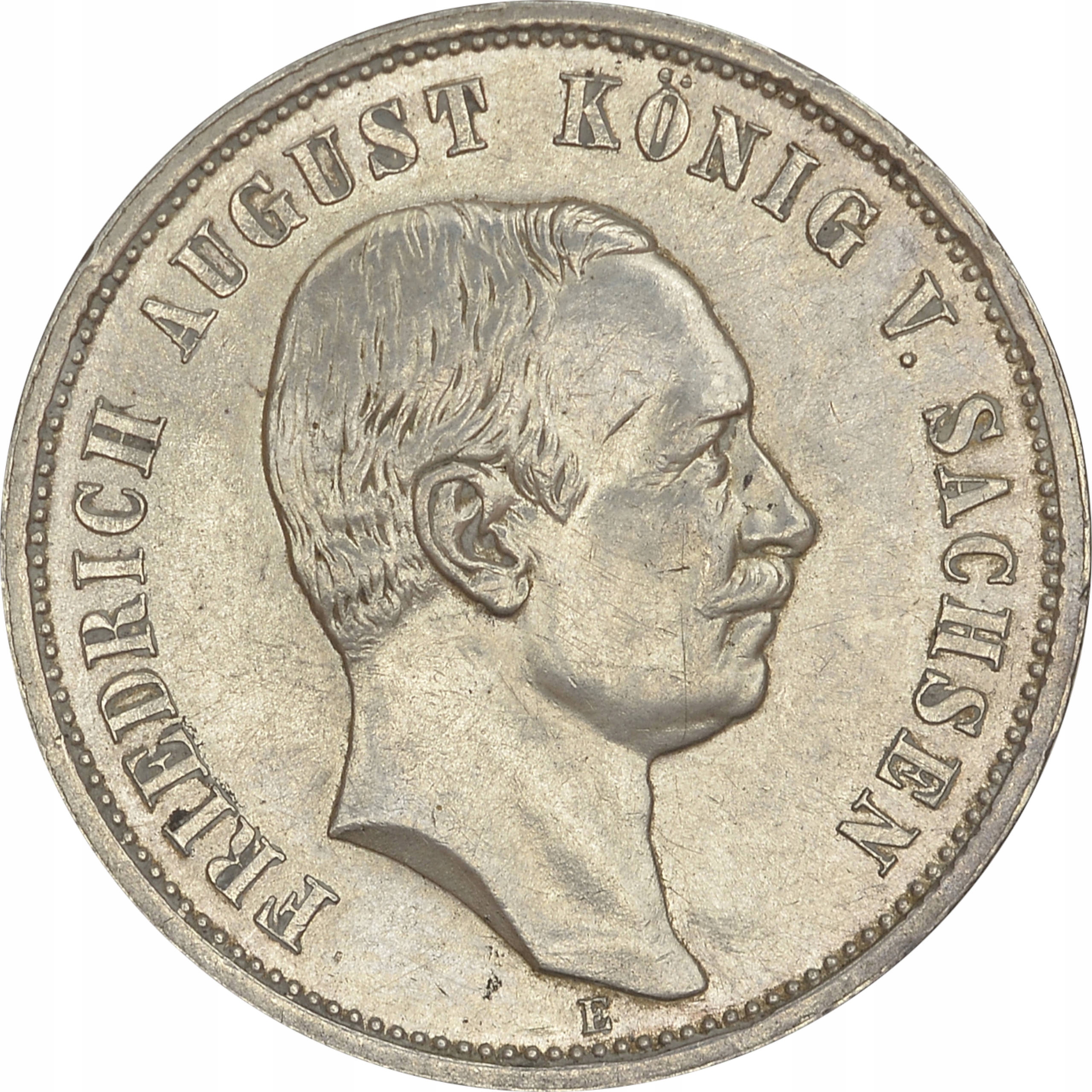 3.ey.SAXONIA, FRYD.AUGUST III, 3 MARKI 1910 E