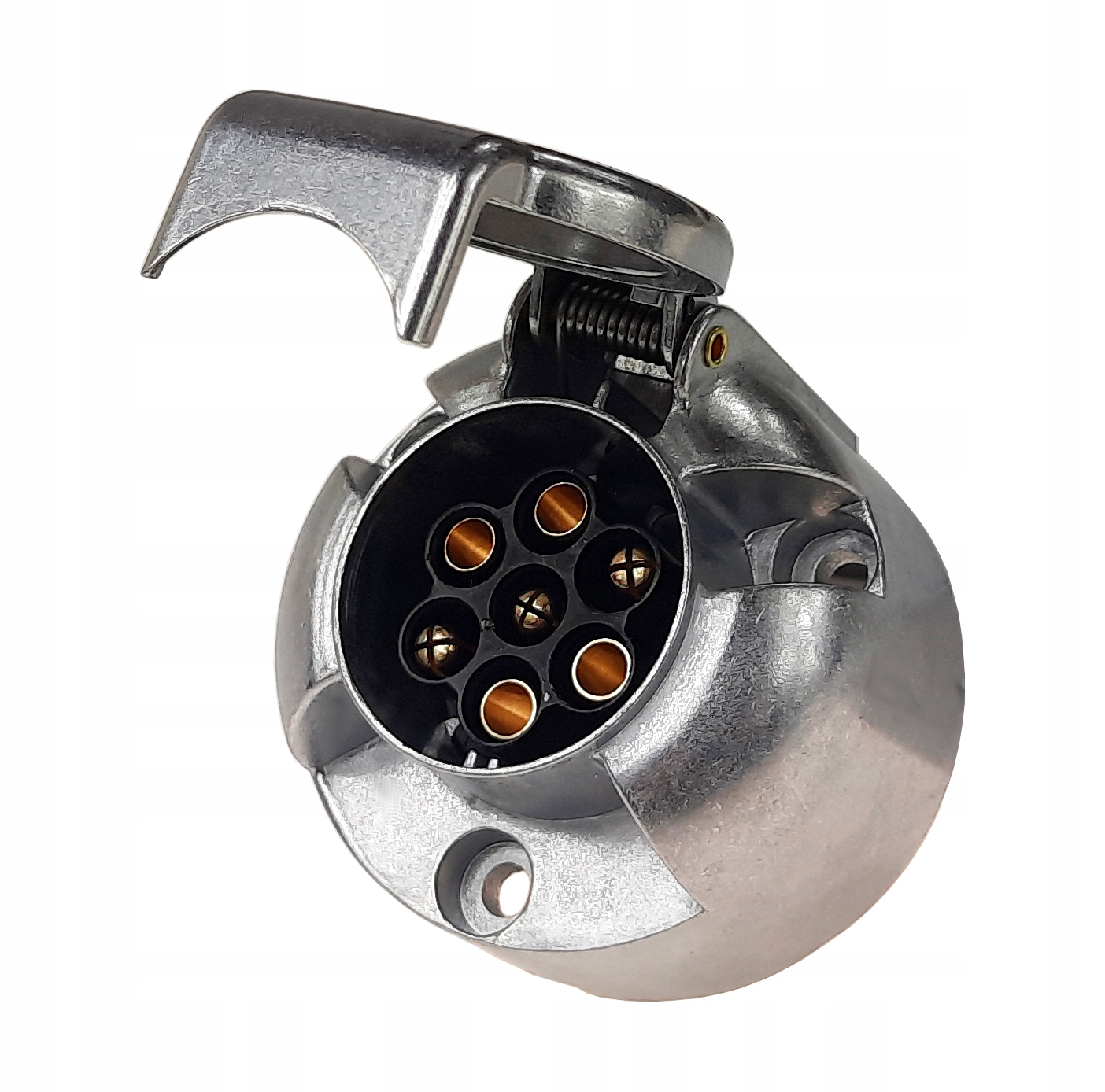 Gniazdo przyczepy 12V 7 PIN aluminium