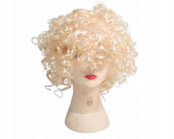 

Blond Peruka Na Impreze Kręcone Włosy Blondynka