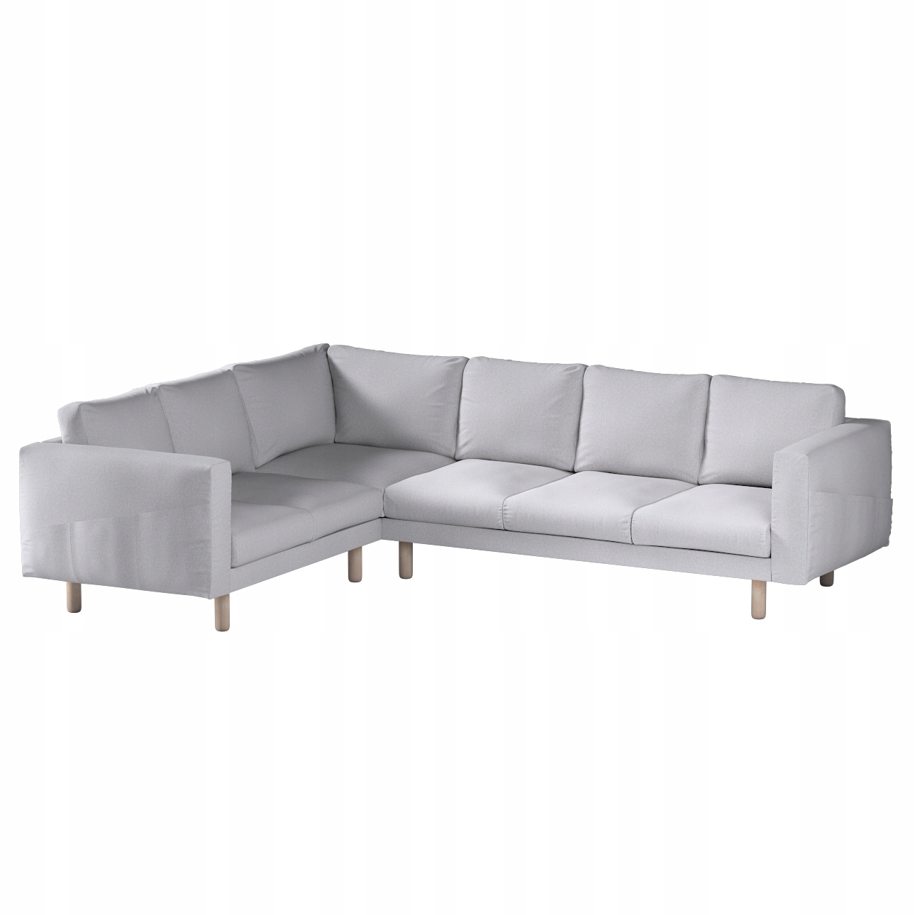 Dekoria potah na rohovou pohovku Norsborg pro 5 osob Ikea šedý