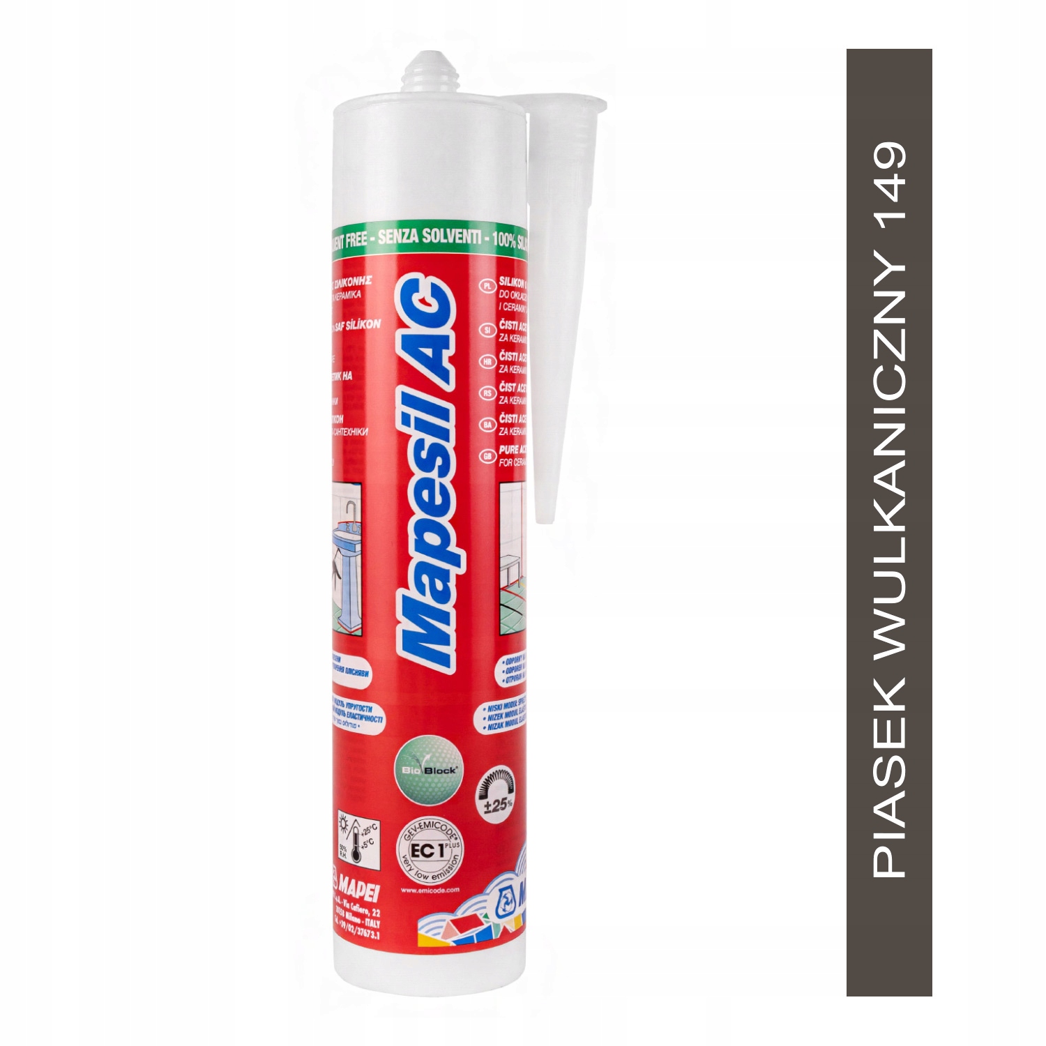

Silikon Mapei Mapesil Ac 149 piasek wulkaniczny