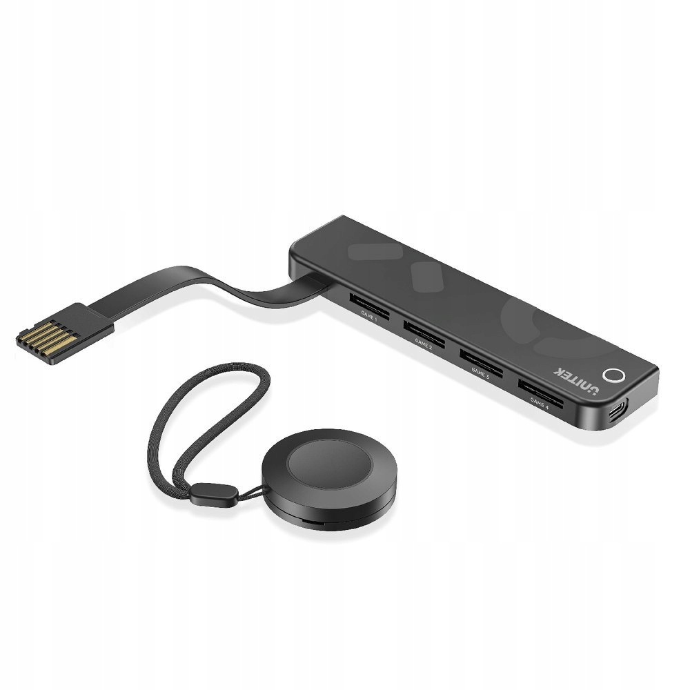 Unitek Czytnik 4 kart Nintendo Switch pilot