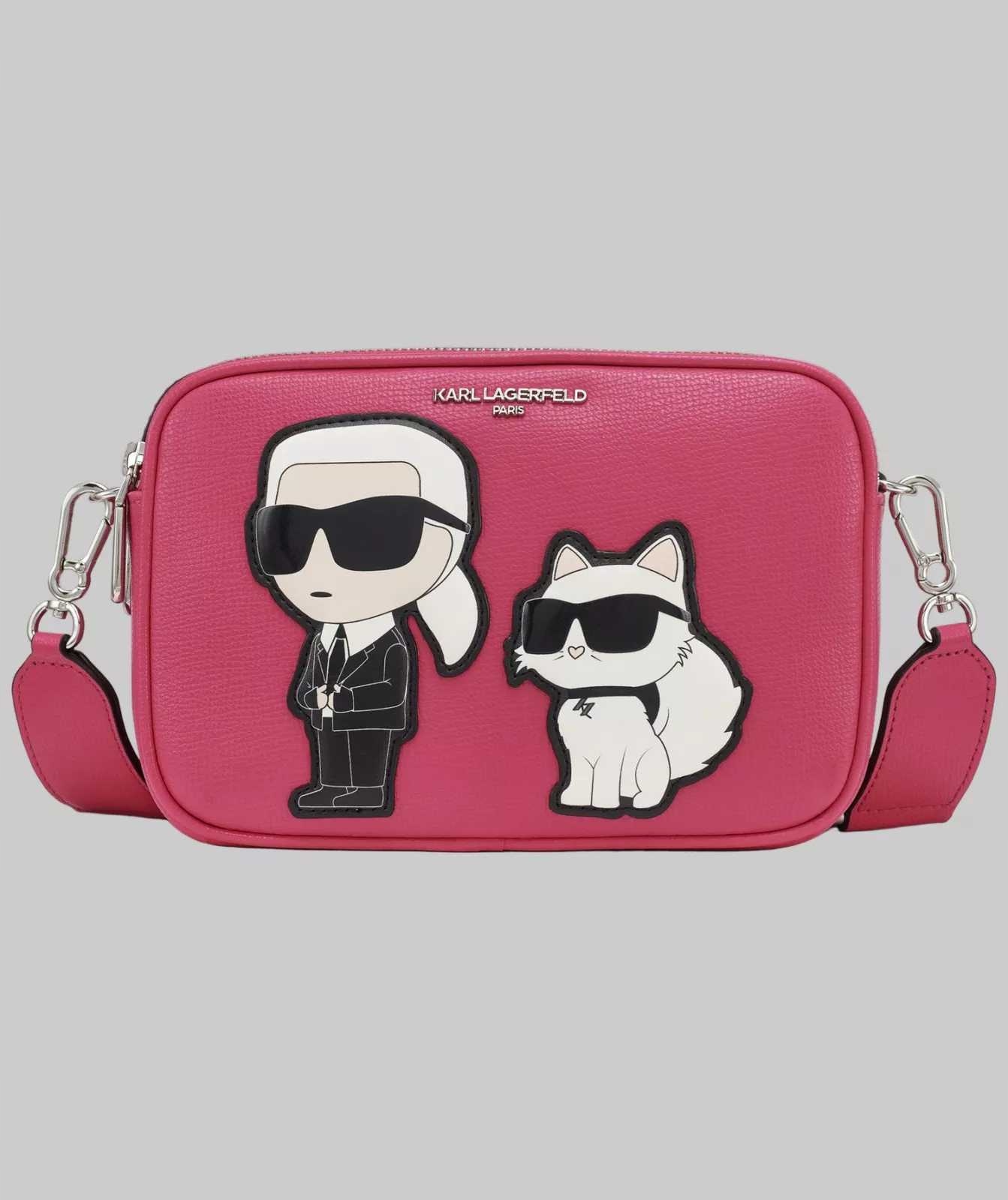 Karl Lagerfeld dámská kabelka, crossbody Maybelle růžová
