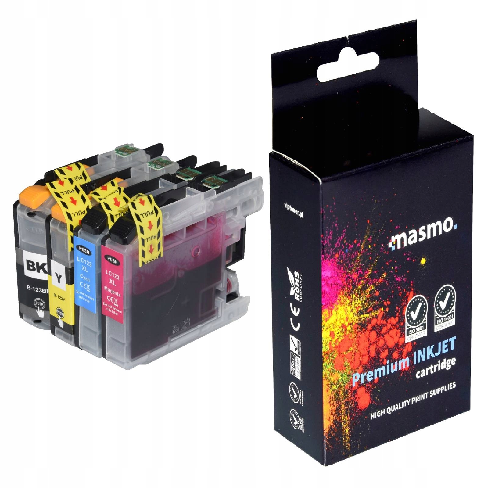 TUSZ DO DRUKARKI BROTHER DCP-J132W DCP-J152W LC123