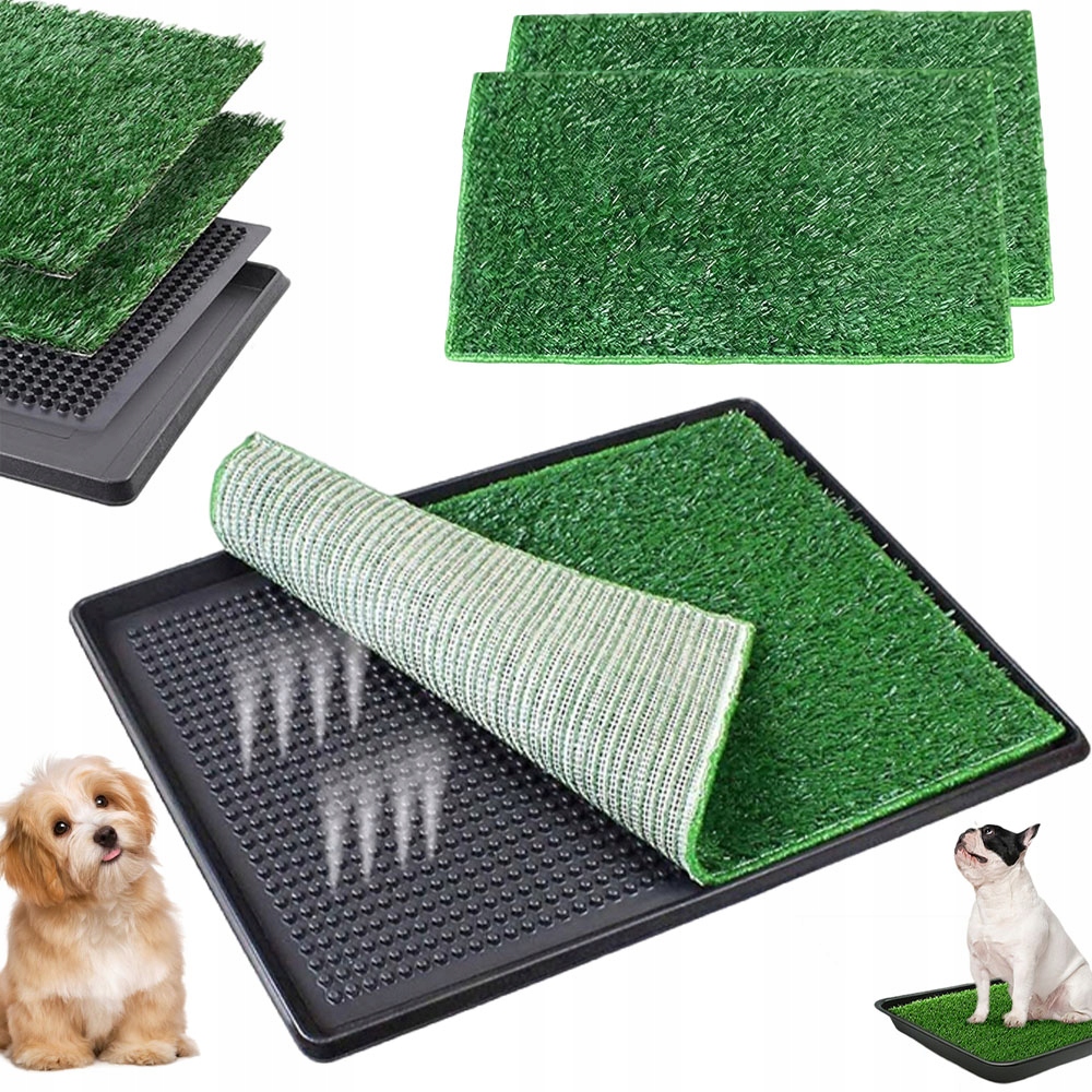 Toaleta Pro Psy Tréninková Podložka Z Umělé Trávy 76*51 CM 3-VRSTVÁ