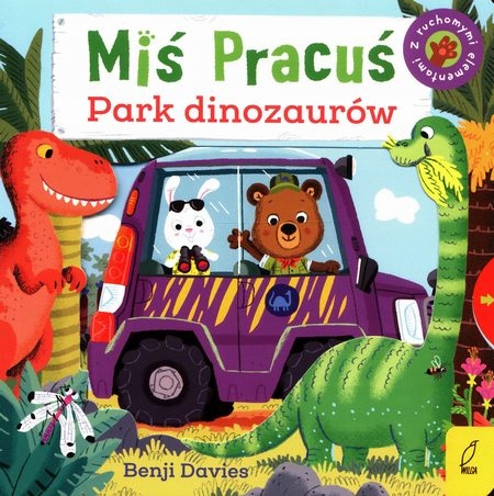 

Miś Pracuś Park dinozaurów ruchome elementy Kd