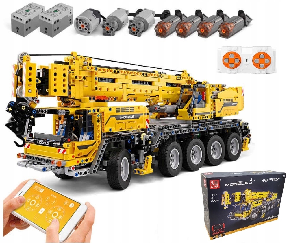 

Klocki Dźwig Żuraw Technic Aplikacja Crane MK13107