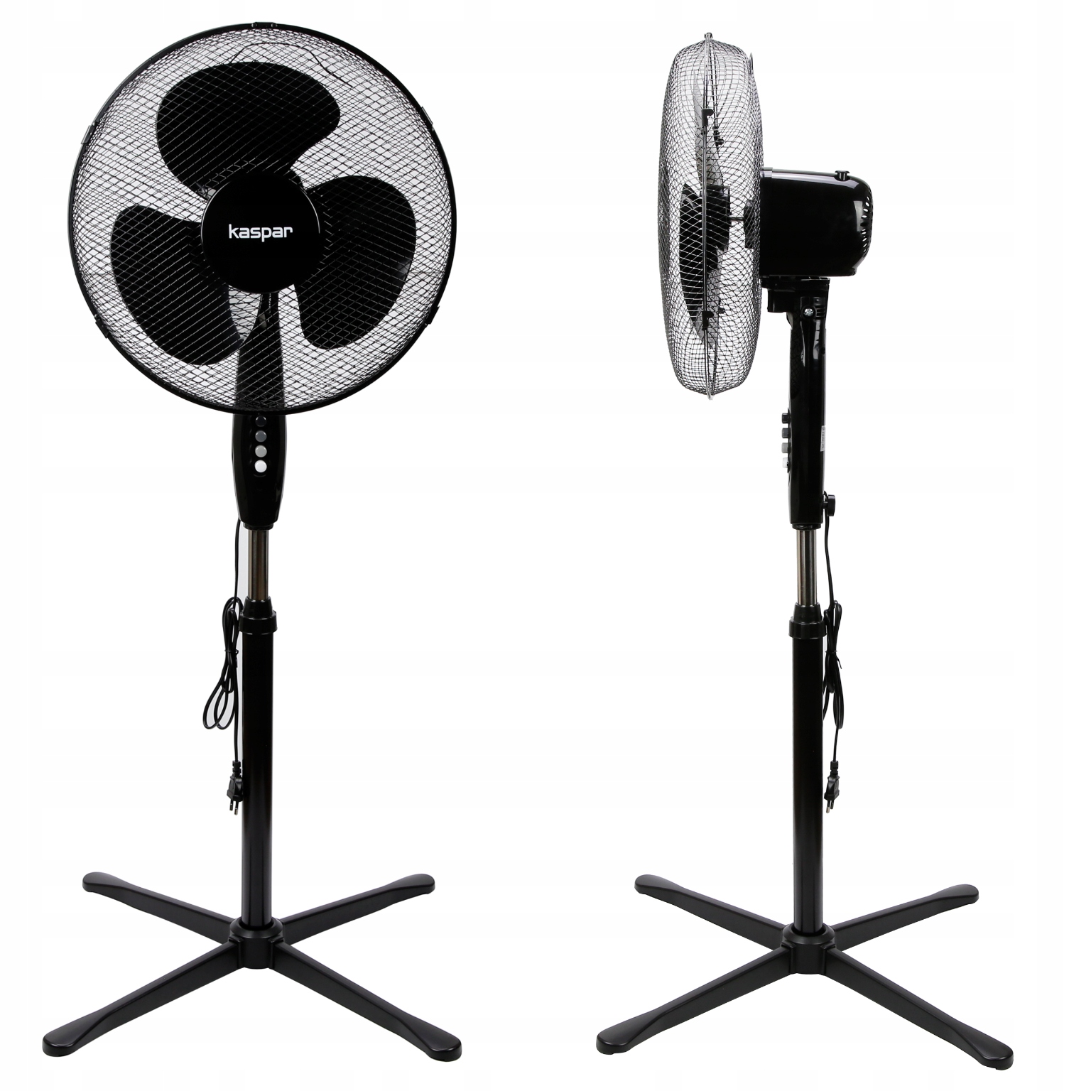 Wentylator Stojący Podłogowy Wiatrak Wolnostojący Cichy Mocny 40W Śmigło