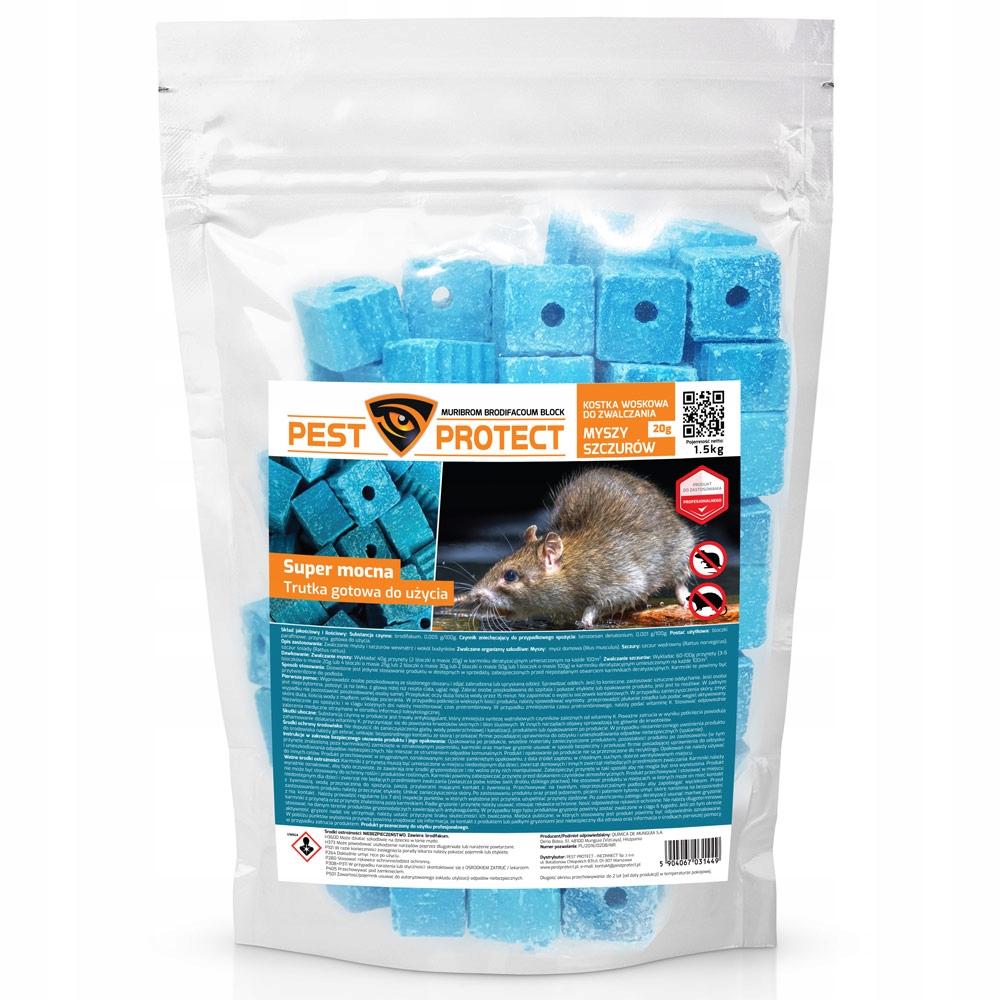

Mocna Trutka Trucizna na Szczury Myszy 1,5kg