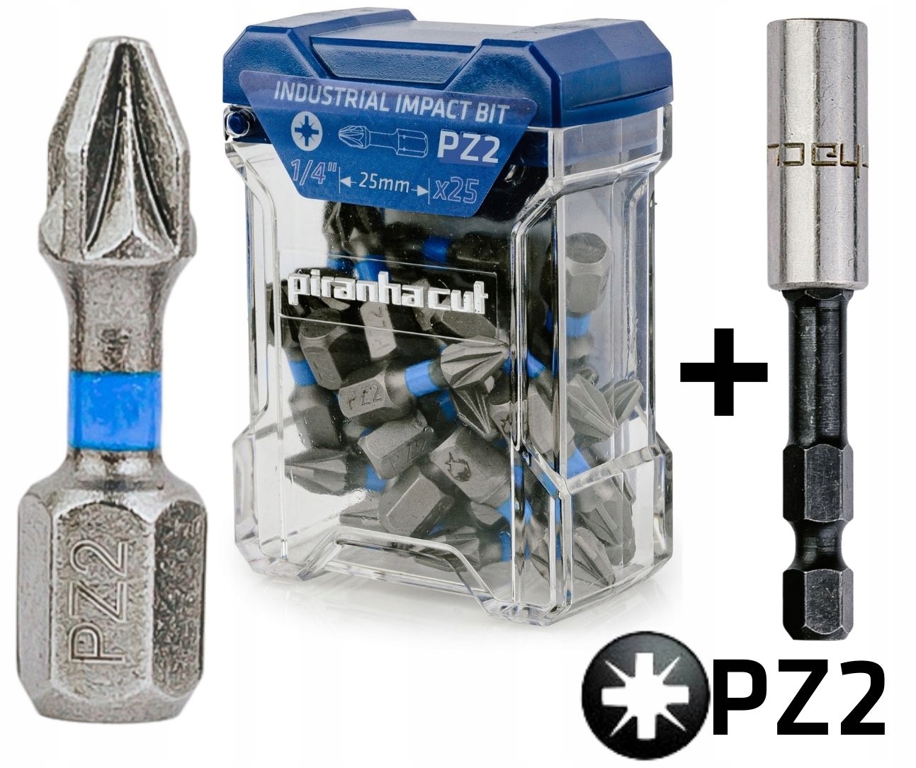 

PiranhaCut Bit końcówka udarowa impact PZ2 25mm