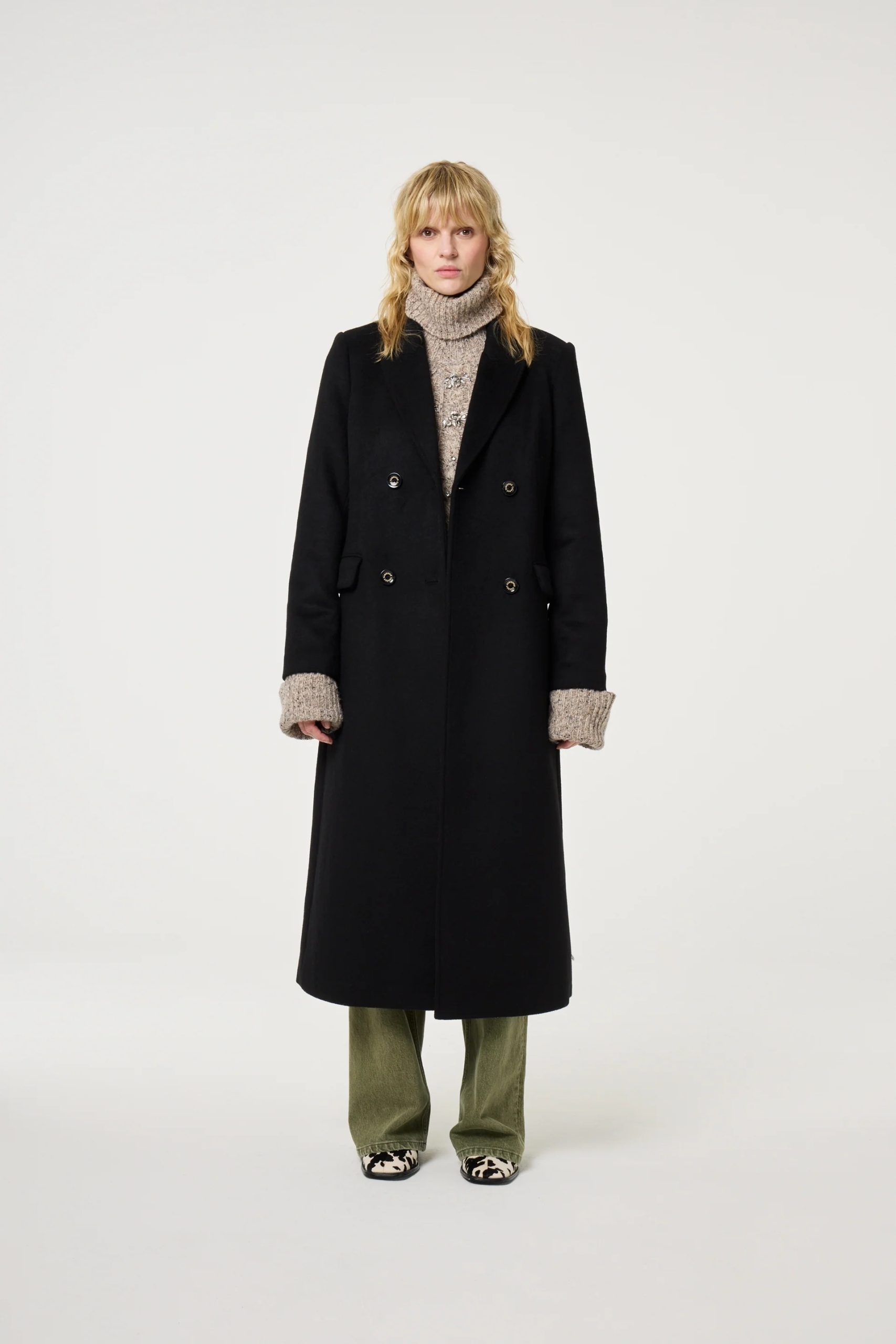 Fabienne Chapot Sophia Coat Black dámský kabát vel 36 nový