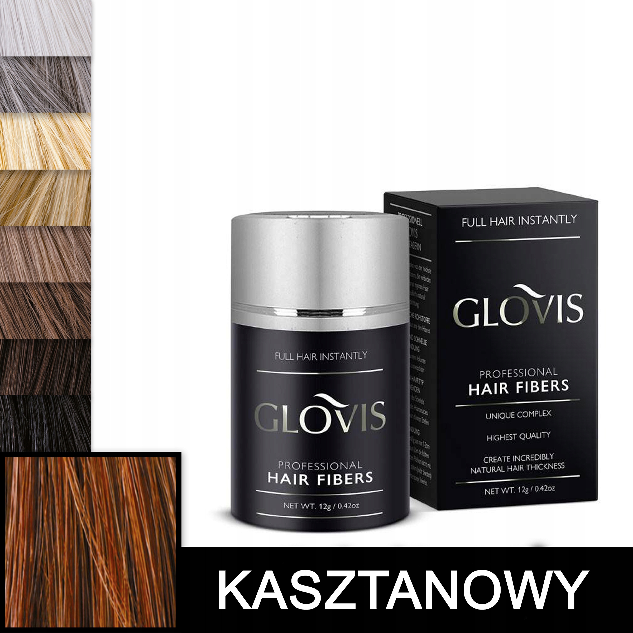

Włókna Glovis 12g Kasztanowy Chestnut