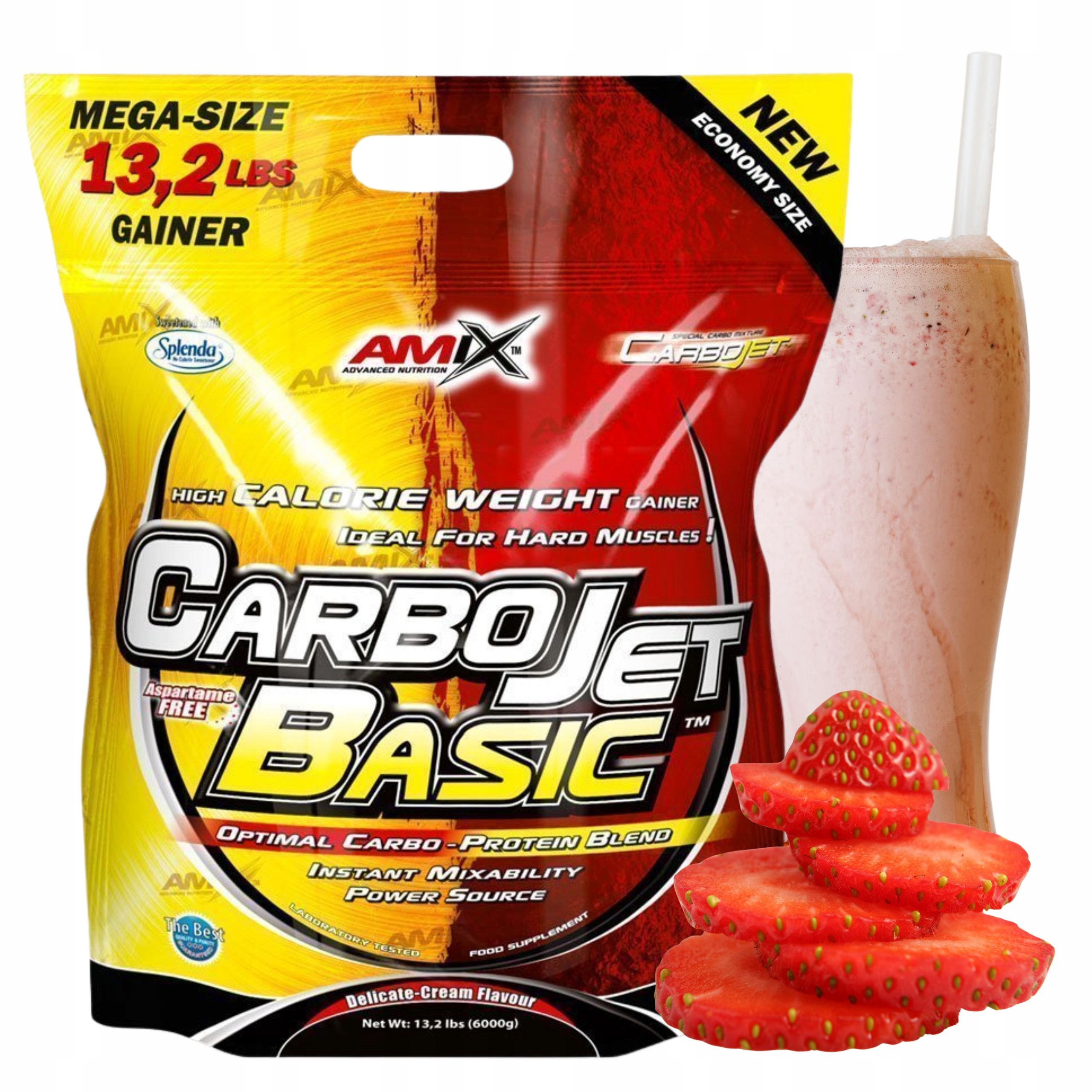 Carbojet Basic Doplněk Stravy Gainer 6 kg Syrovátkový Protein Wpc Sacharidy