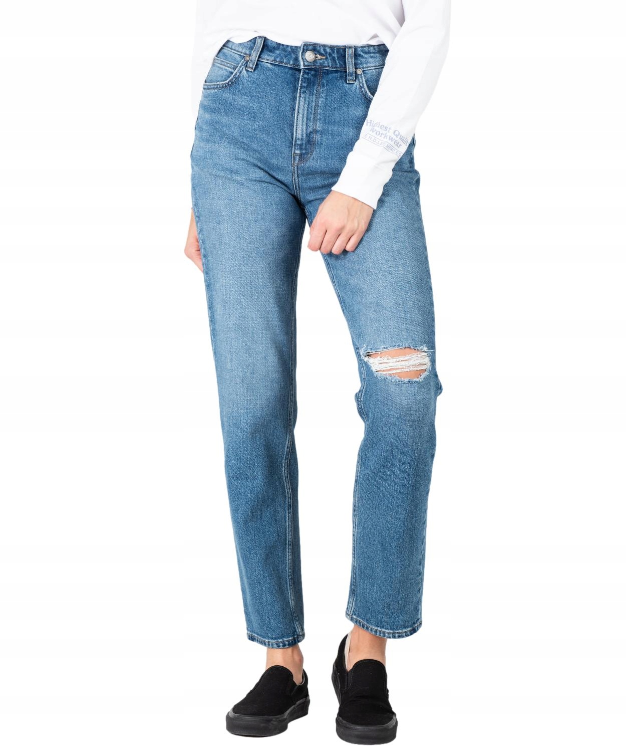 Džíny Lee Carol L30UMWKI Mid Trashed, velikost W 28 L 31