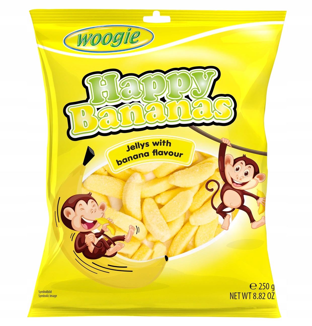 Import z NIEMIEC Woogie Happy Bananas 250 g