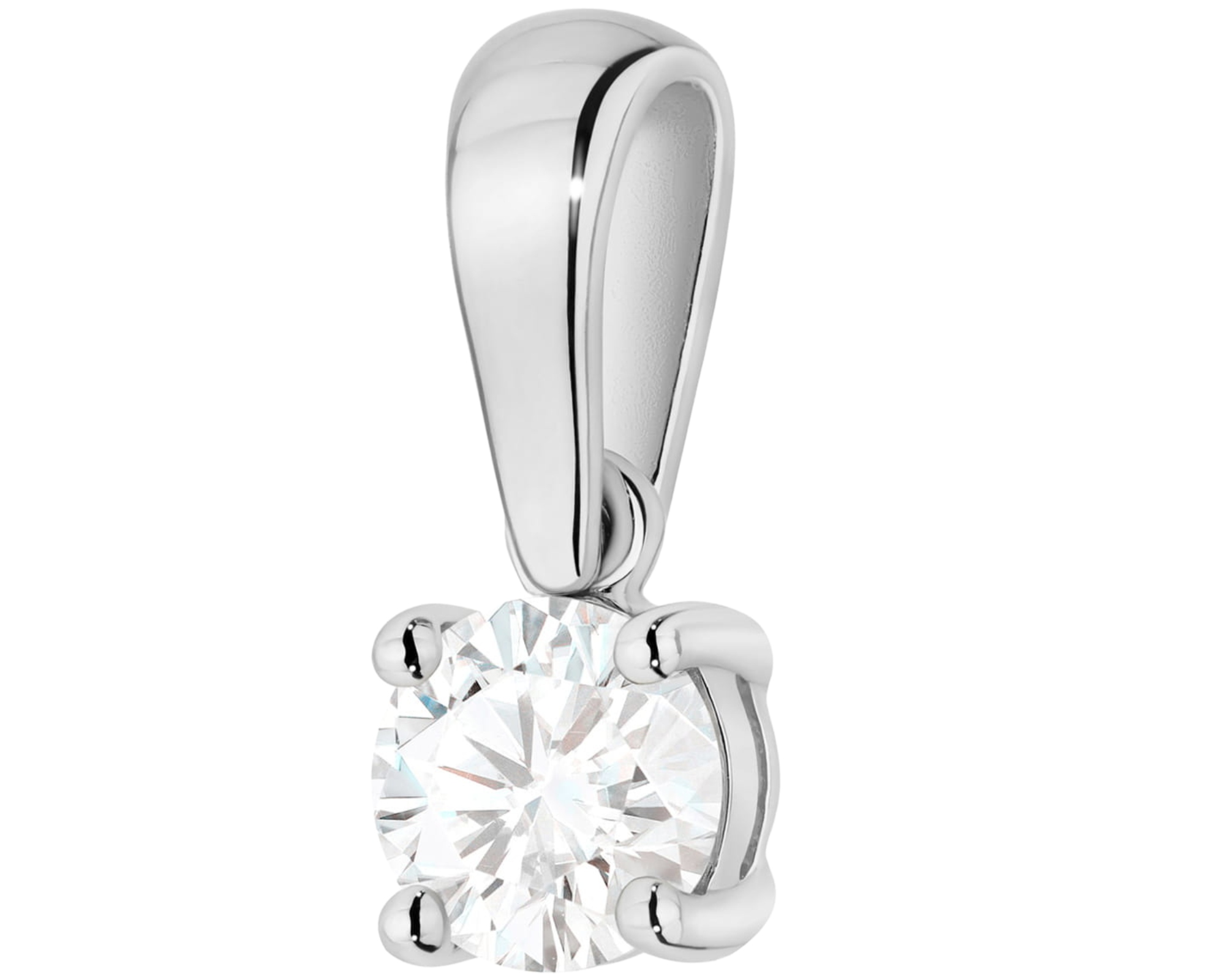 Bílé Zlato Módní Přívěsek S Diamantem 585 Elegantní Šperky Jako Dárek