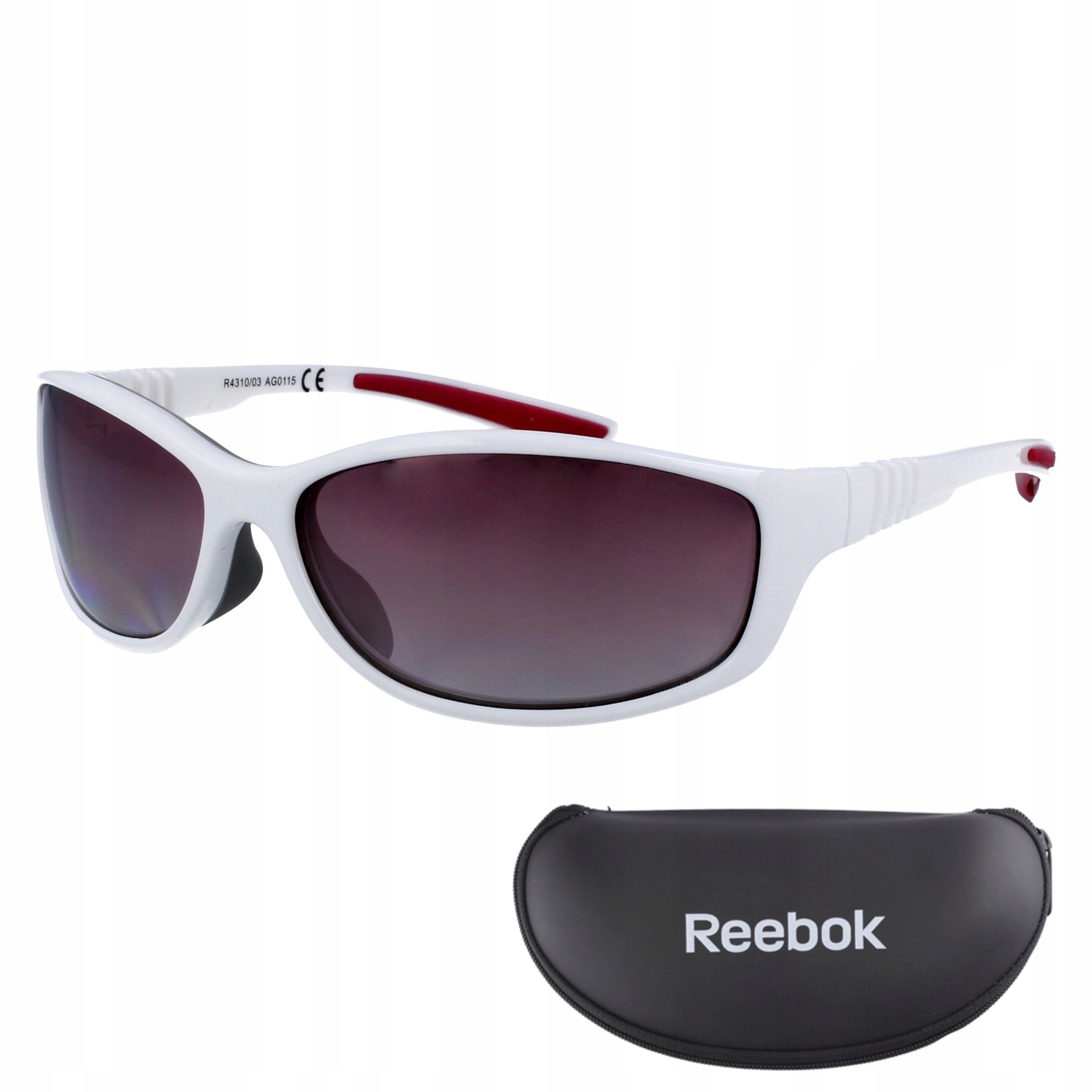 45 Reebok Sluneční brýle UV400 ZigTech 4.0 Wht Rv R4310