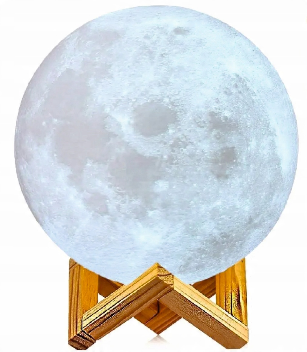 

Lampka Nocna Lampa Mały Księżyc 3D Moon 57 CM