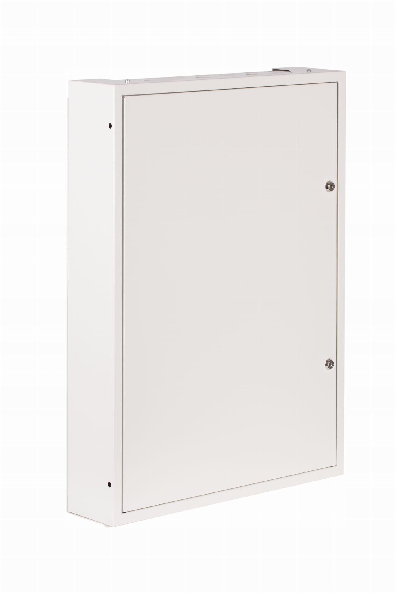 Modulárny nástenný rozvádzač 96 modulov IP31 550x755x132 Biely so zámkom