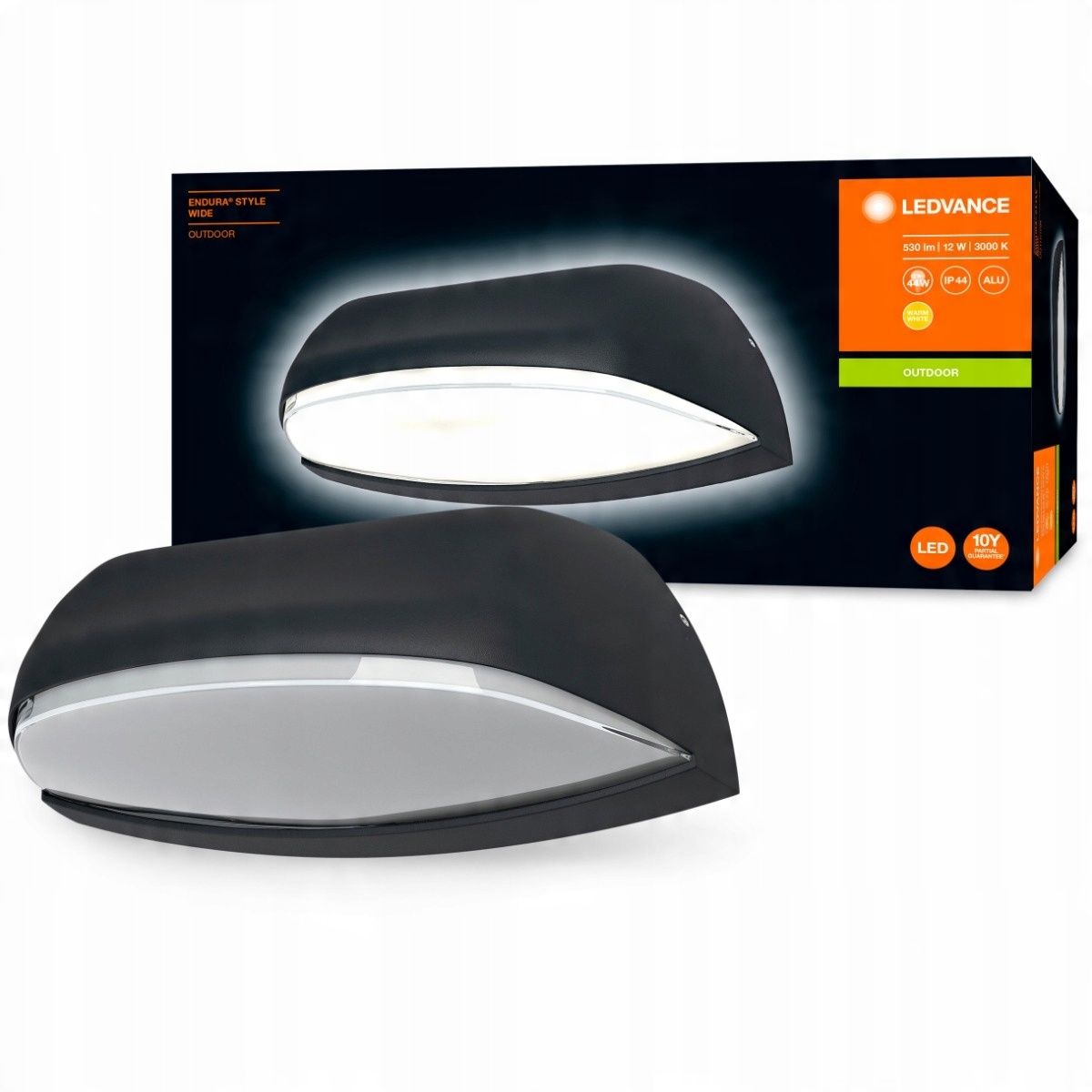 

Kinkiet Ścienny Lampa Zewnętrzna 12W IP44 Ledvance
