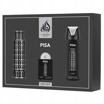 Lattafa Perfumes Pride Pisa Gift Set Edp 100 ml, deospray 200 ml and Edp 20
