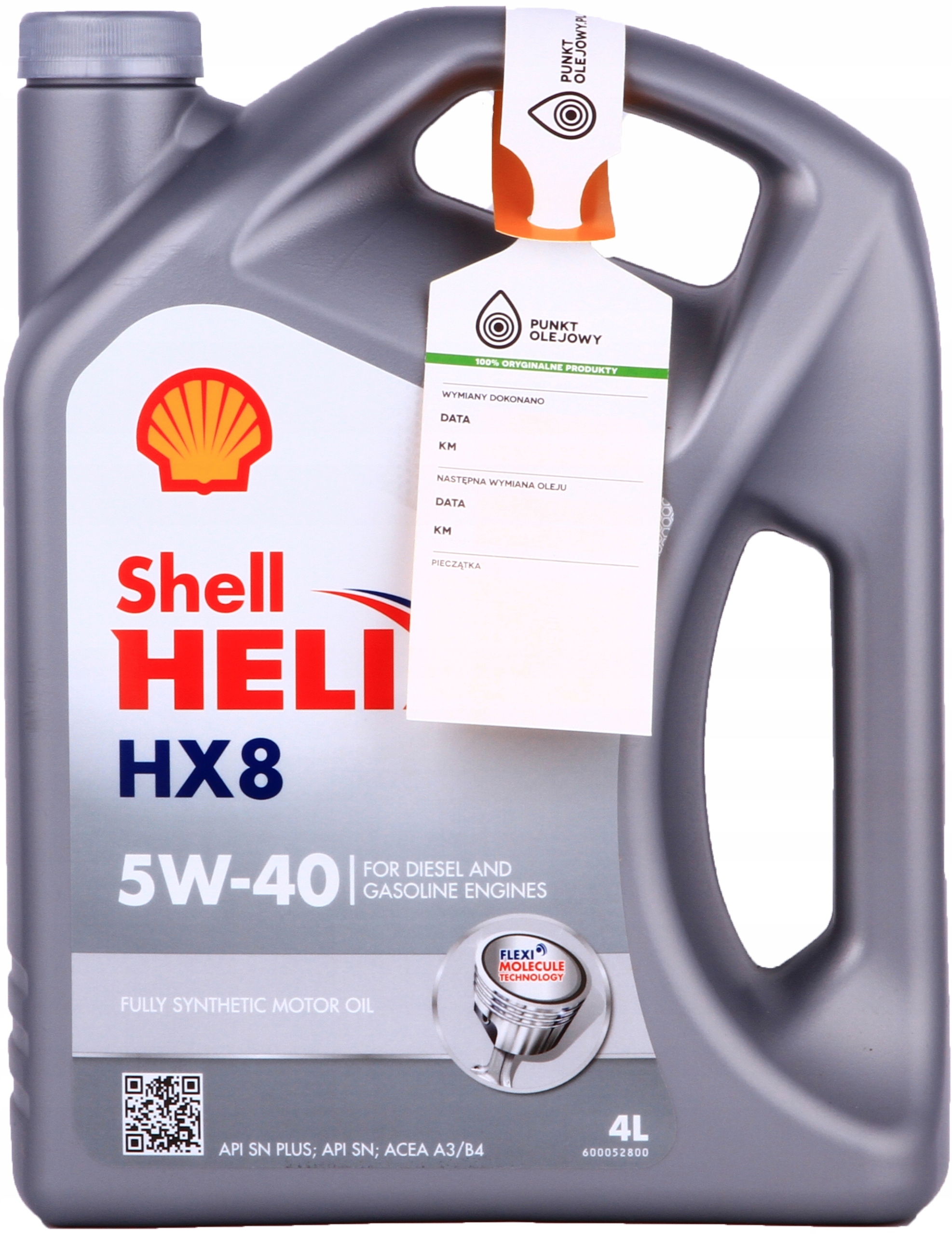 

Shell Helix HX8 Synthetic 5W40 4L