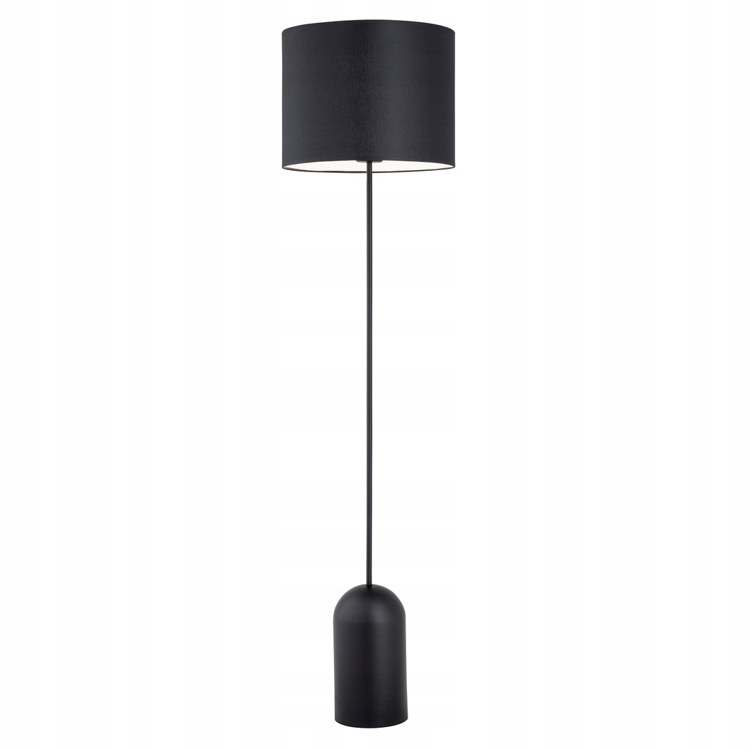 Podlahová lampa, čierne tienidlo, 1xE27, 15W, 142 cm, Aspen, Emibig