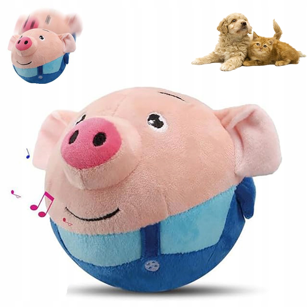 Levně Odolný Interaktivní Míček Pro Psy Utíkající S Hudbou Naučte Se Mluvit