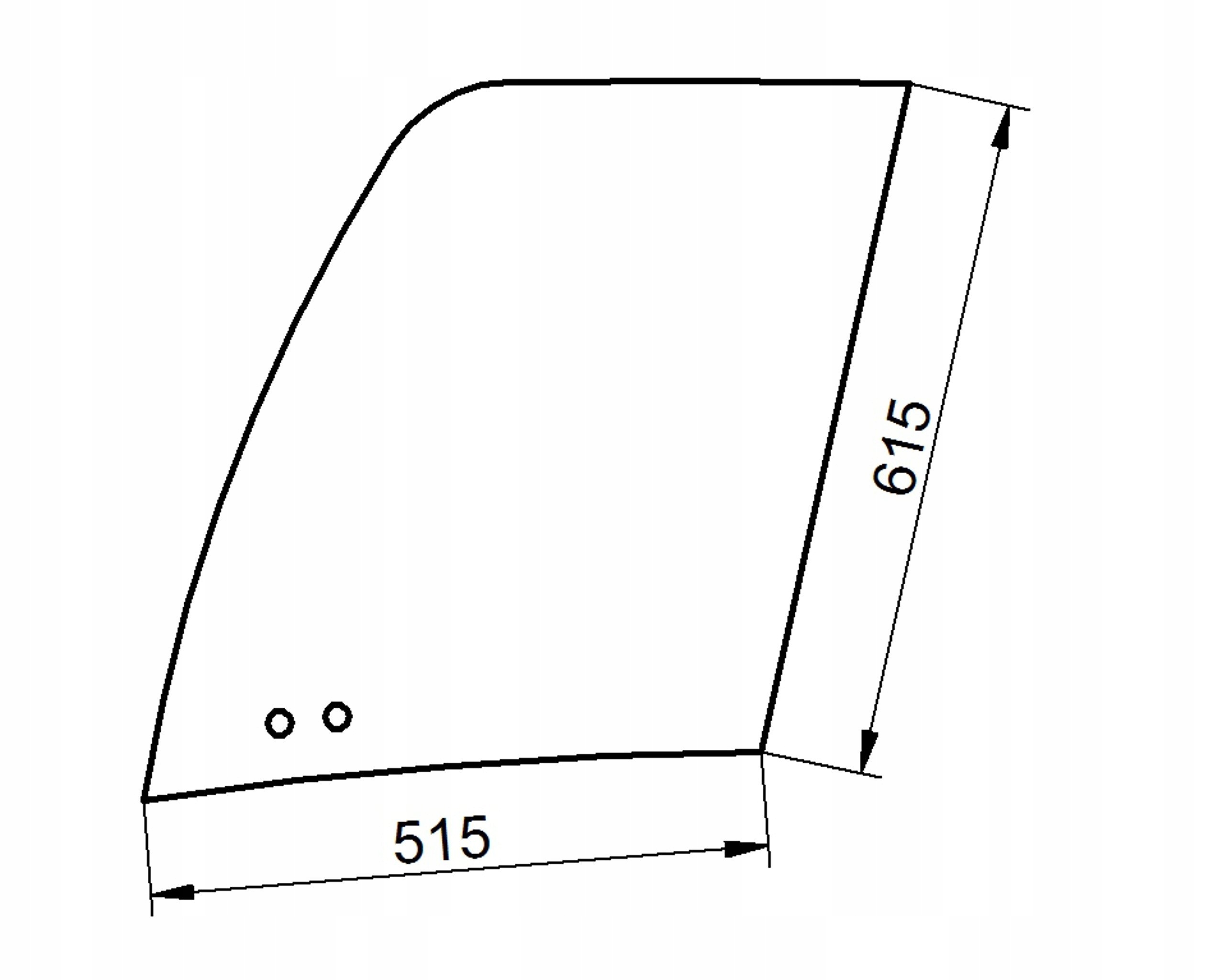 sklo teleskopický nakladač Jcb dveře 827/80386