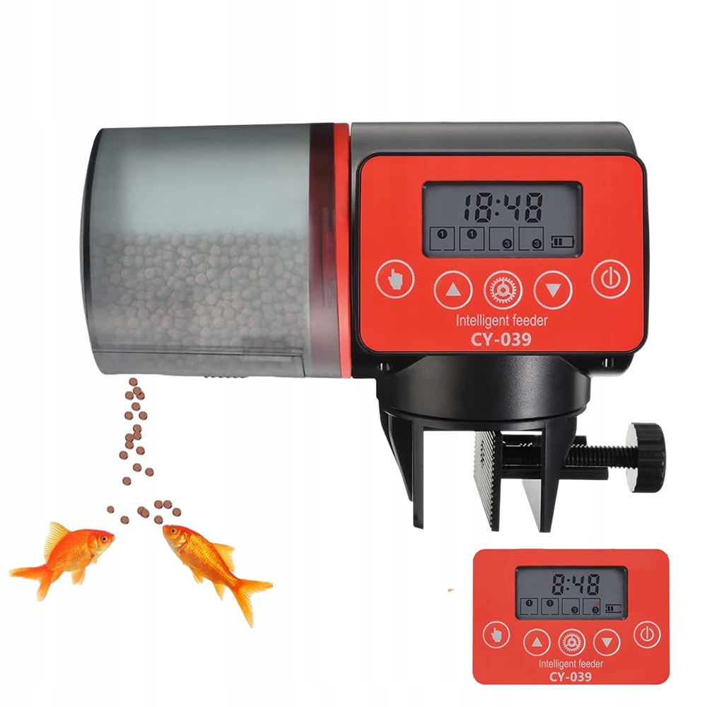 Levně Automatické Krmítko Pro Ryby Do Akvária 200 ML S Časovačem