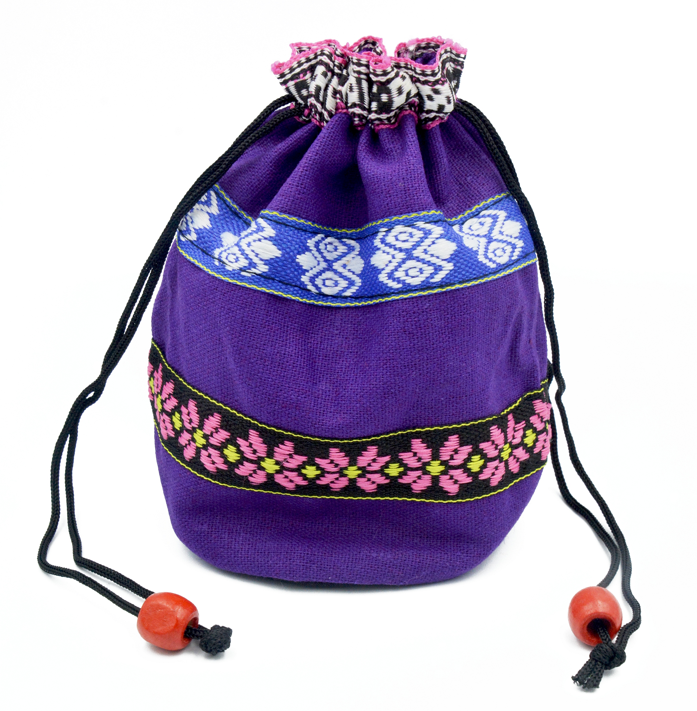 

Sakiewka Woreczek Etno okrągły spód 12x13cm