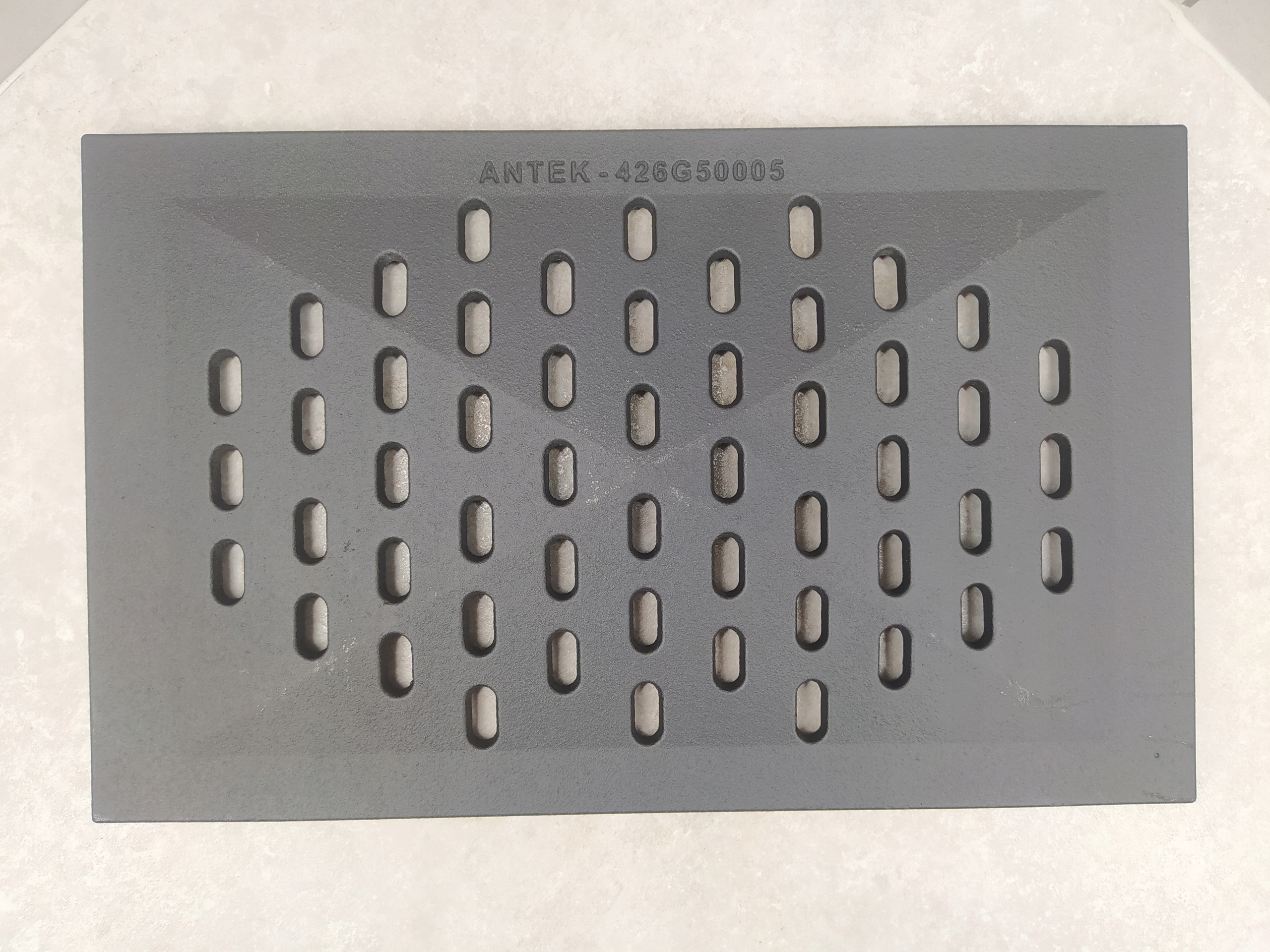 ~ CZĘŚCI żeliwny RUSZT wkład KOMINKOWY ANTEK Kod producenta 426-G-50005/MALOWANE