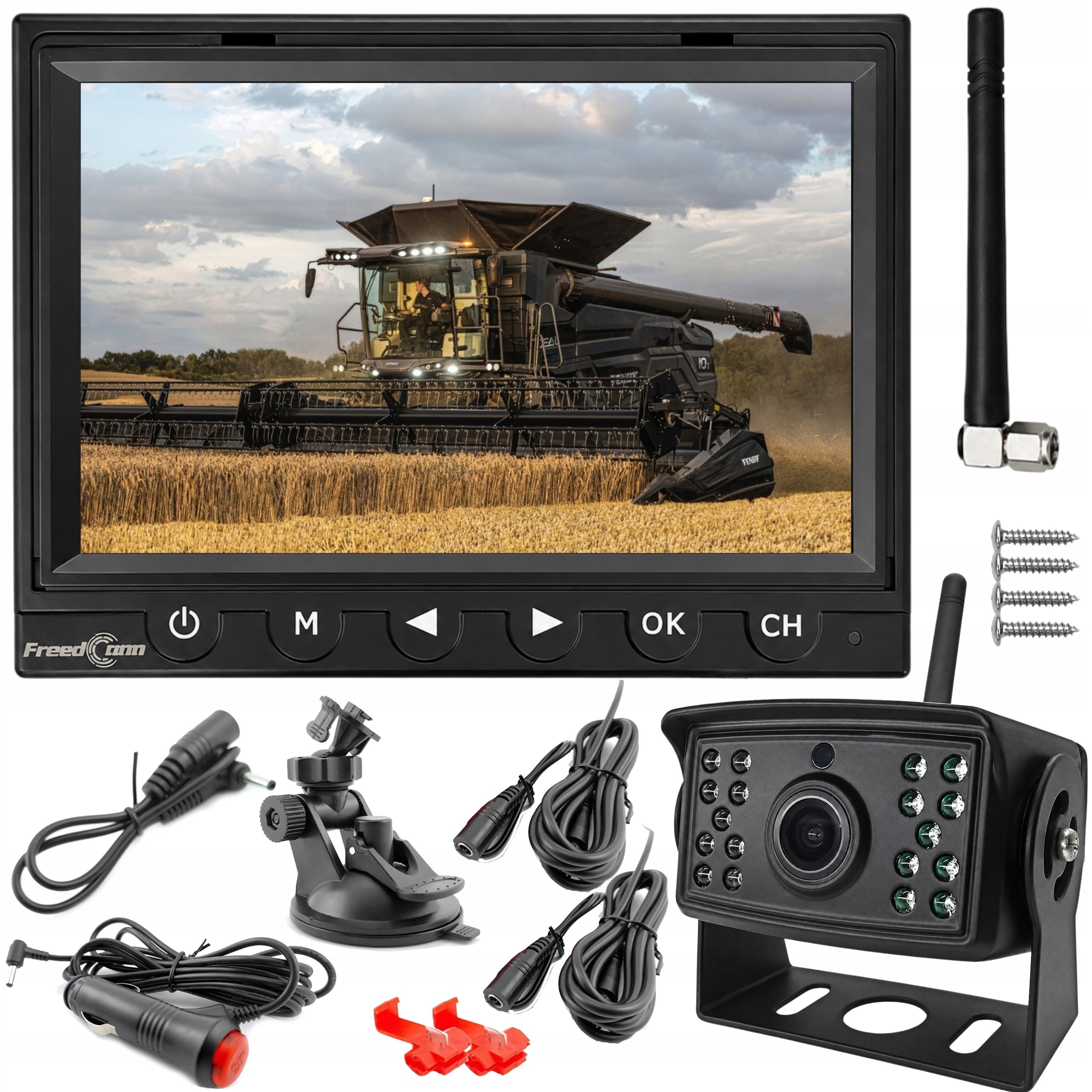 DW-7022 Kamera Bezdrátová Kamera Full Hd Kamera Sony pro Kombajn