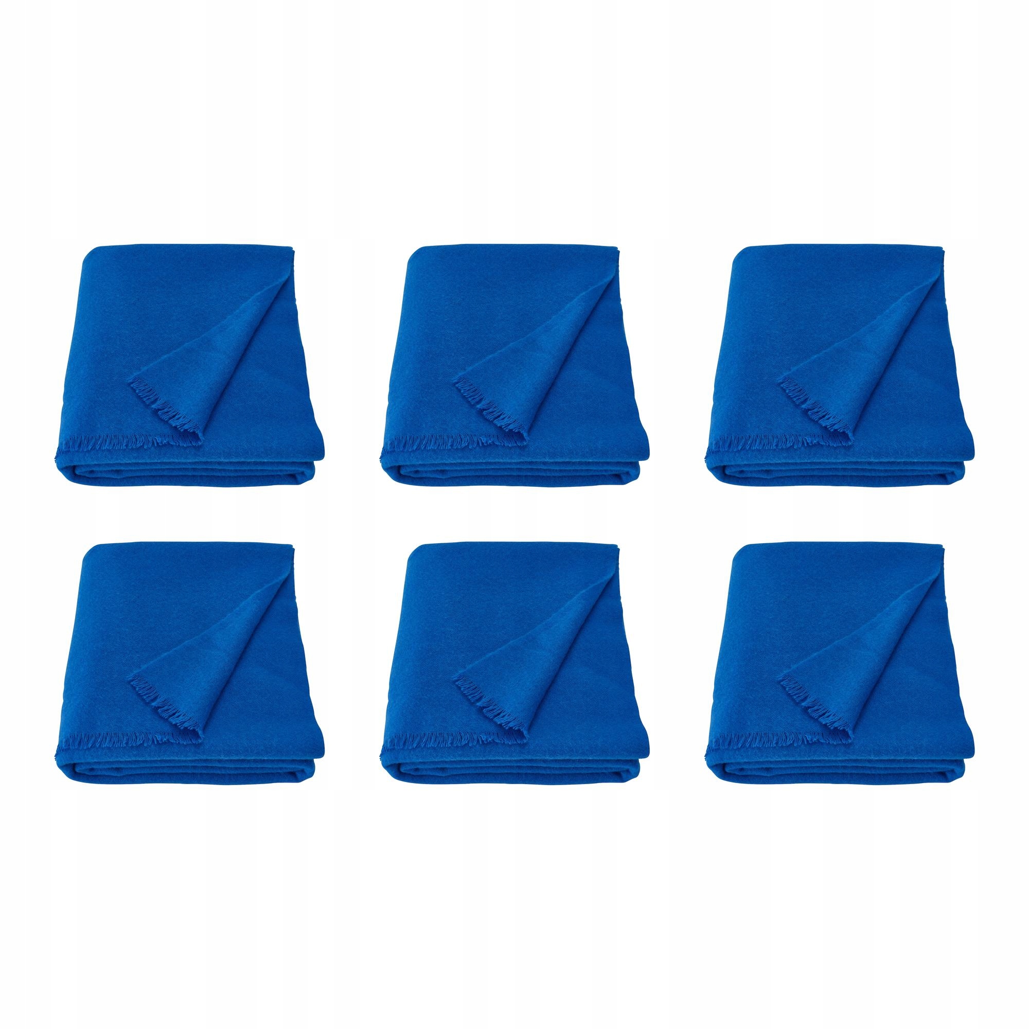 6 ks pléd Stockholm 2025 Jasně modrý 150 x 200 cm Paulin Machado