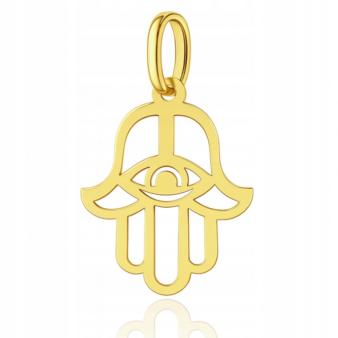 Zlatý přívěsek Ruka Fatimy Au 585