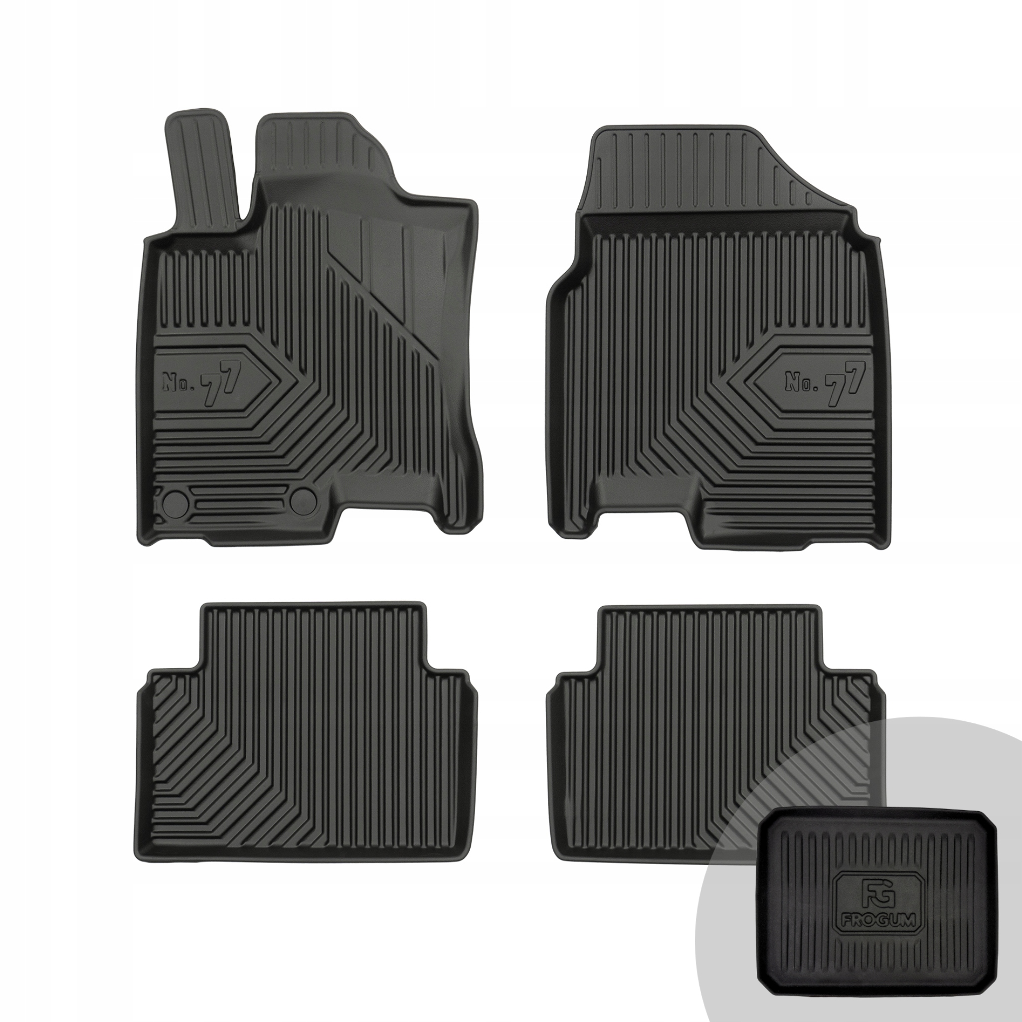 Frogum Koberce do auta pro Nissan Qashqai I Tekna 2006-2013