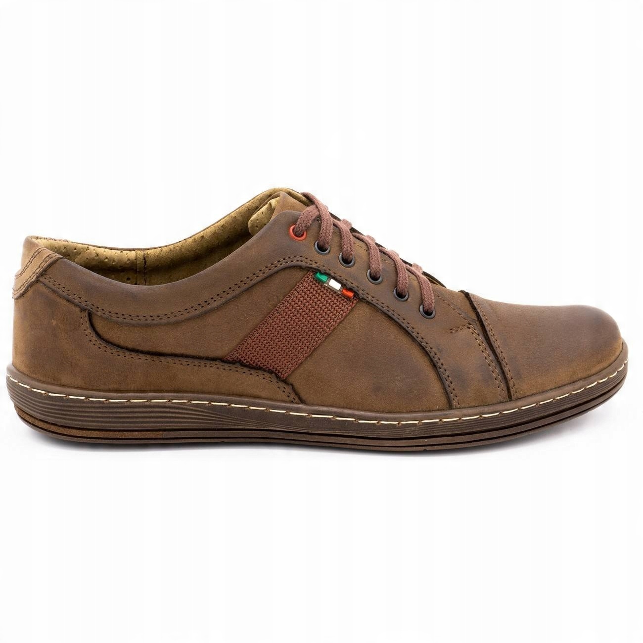 

Buty Olivier Męskie Skóra Polskie 238GT Brąz 42
