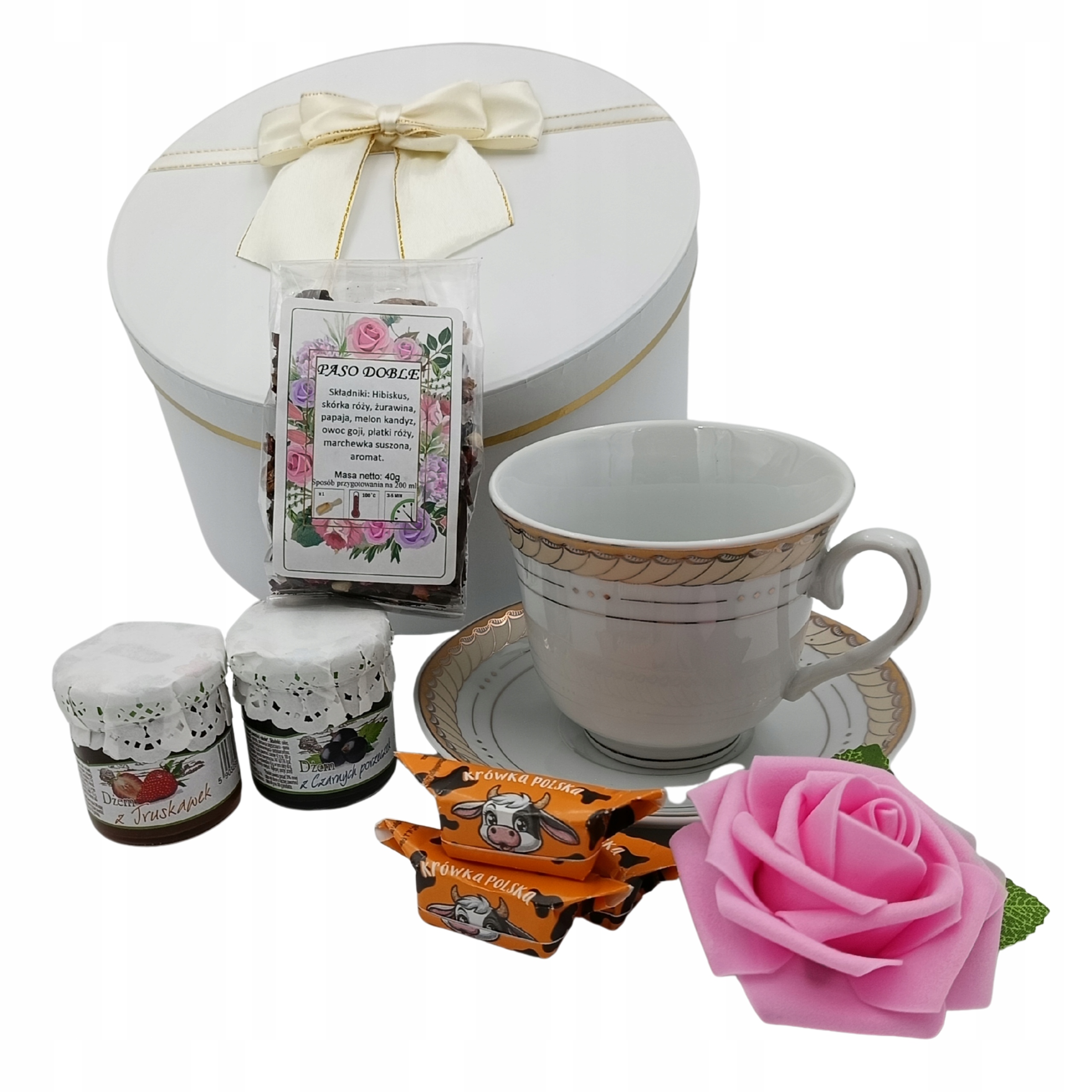Levně Dárková Sada Dárek Sada Šálek Čaj Doplňky