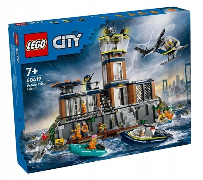 LEGO(R) CITY 60419 POLICJA Z WIĘZIENNEJ WYSPY
