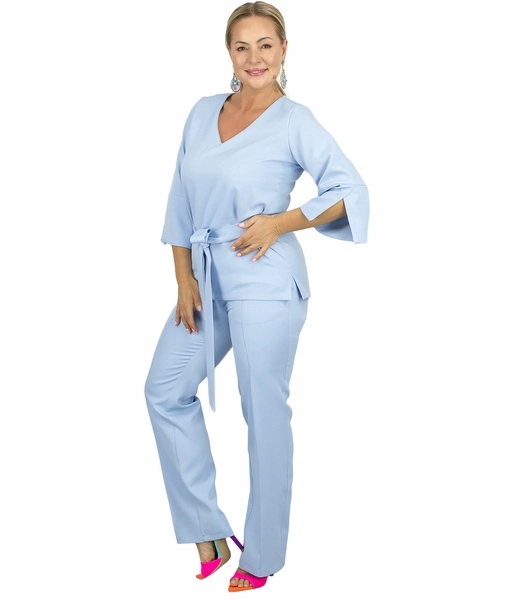 Elegantní dámský set kalhot W Kant halenka 38