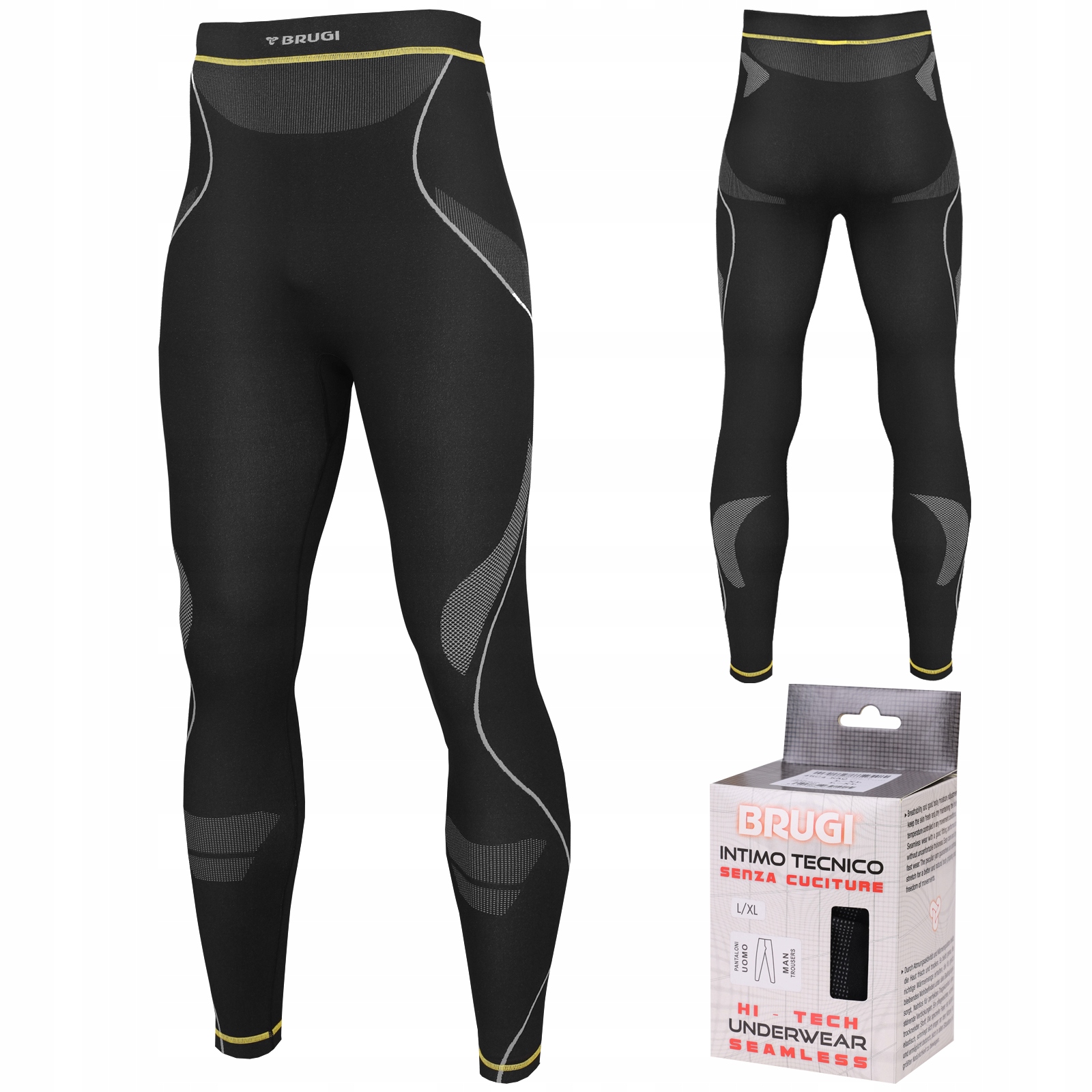 

Bielizna Termoaktywna Męska Brugi Getry 4RC4 L/XL