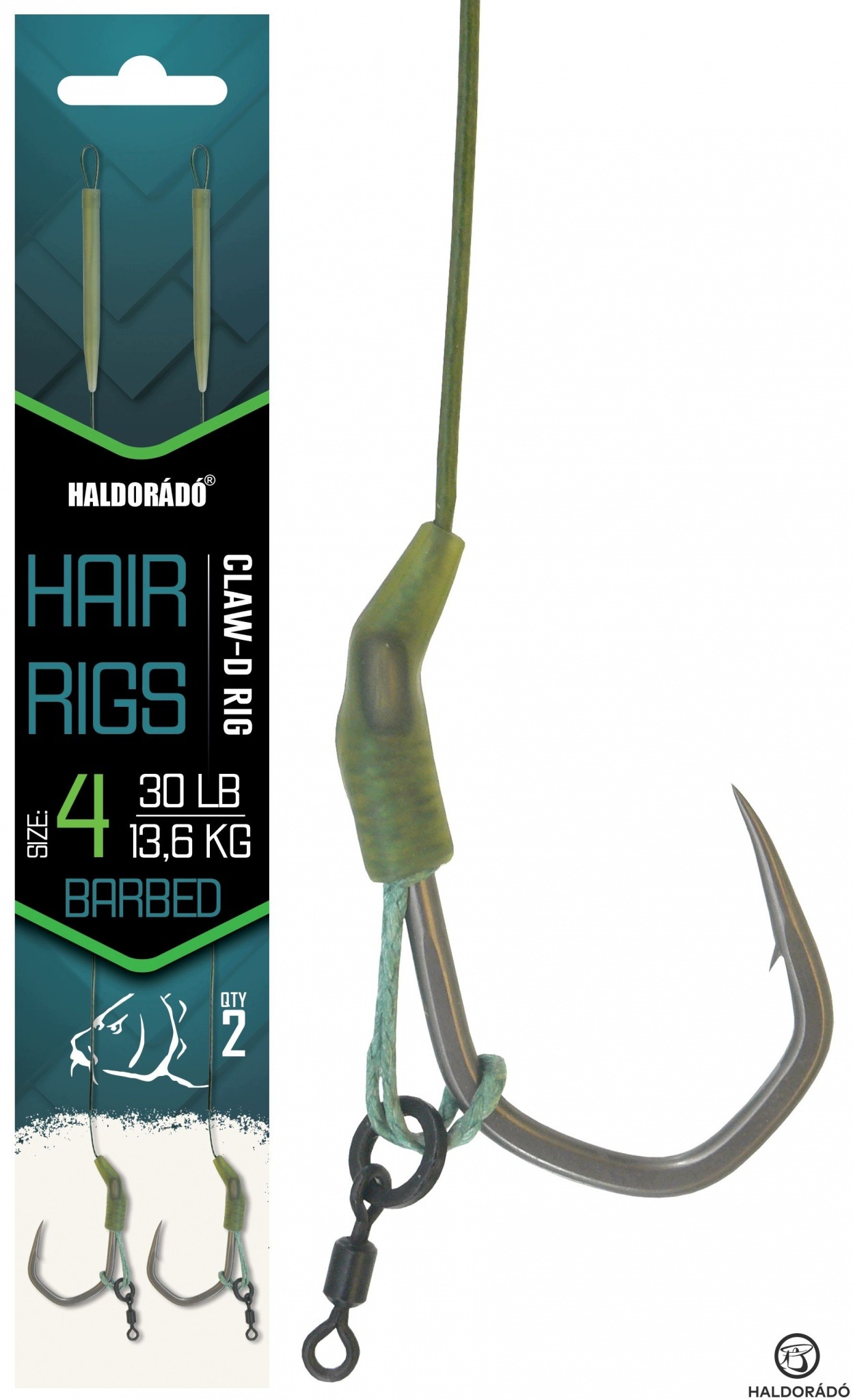 Gotowe przypony Haldorado Claw D-rig 4