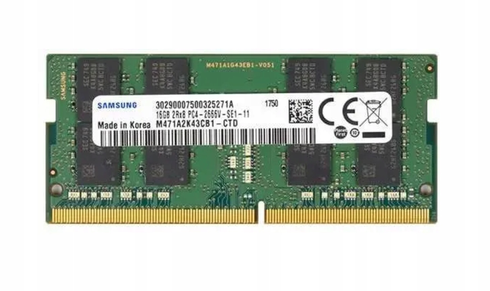Pamäť Ram 16GB DDR4 Samsung 2666 MHz 1.20V PC4-2666AA