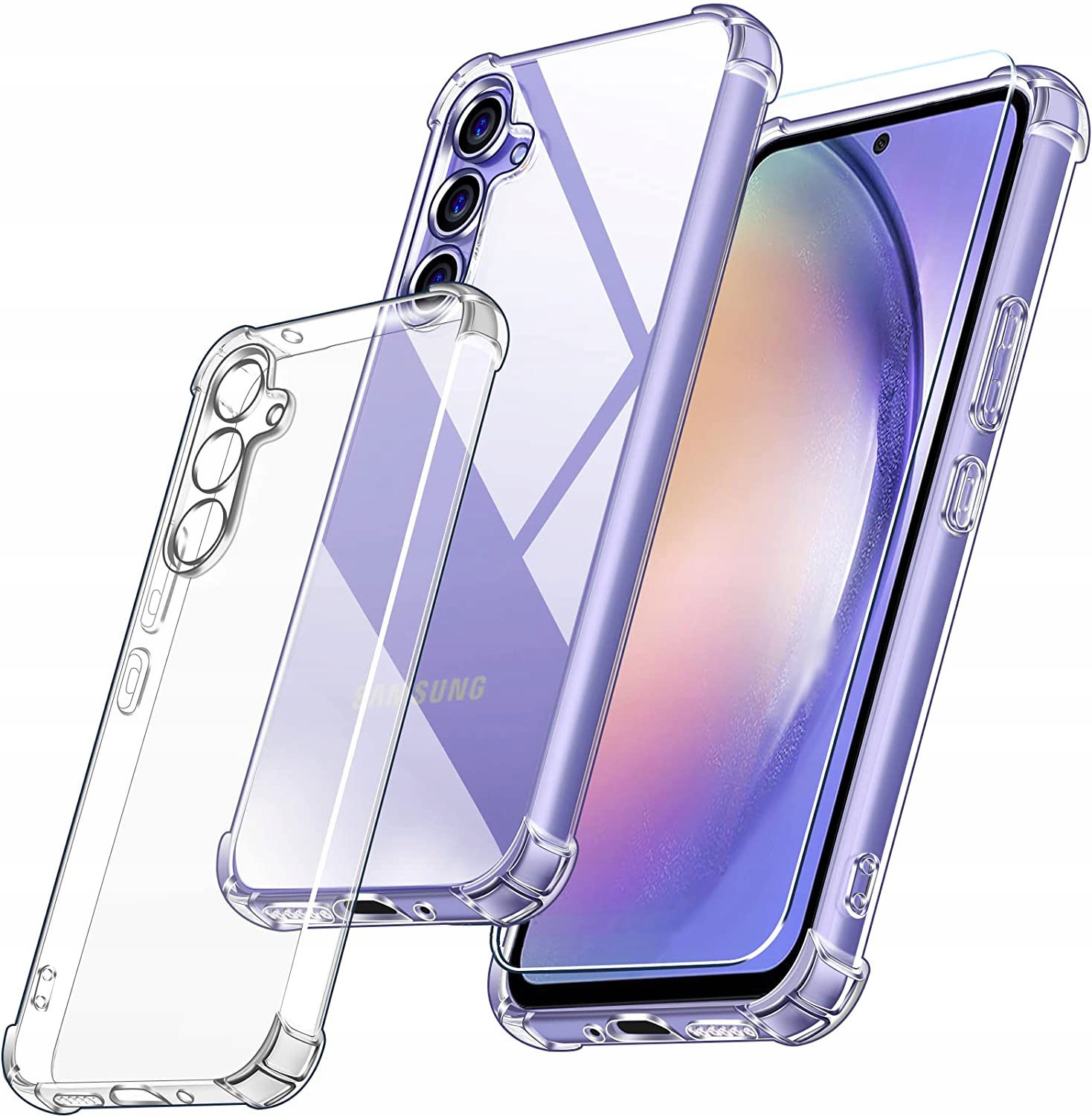 

Etui Przeźroczyste Antishock Case Do Galaxy A34 5G