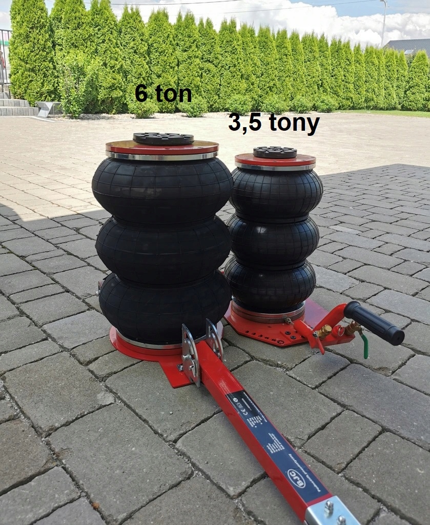 PODNOSNIK balwanek 6T PODUSZKOWY ZABA LEWAREK BJC Minimum Lifting Height 150 mm