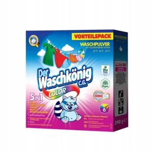 

Waschkönig Cg proszek do prania Color, 390g