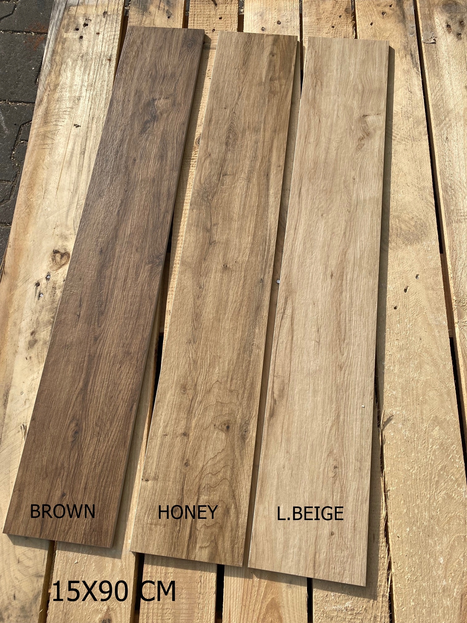 płytka gresowa deska drewno 15x90 Rustic bronze