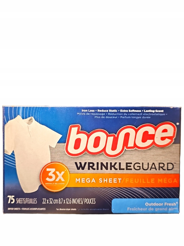 Levně Bounce Wrinkle Guard Outdoor Fresh 75 ks
