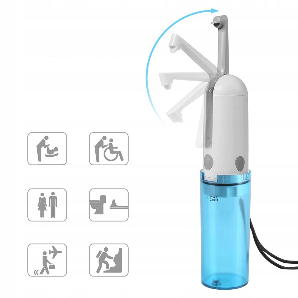 BIDETY 230ML BIDETOWY PRZENOŚNY OPRYSKIWACZ Linia 1