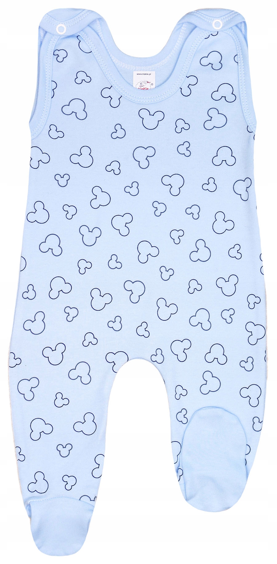 ŚPIOCHY ŚPIOSZKI bawełniane Myszka BŁĘKIT 74 KLEKLE